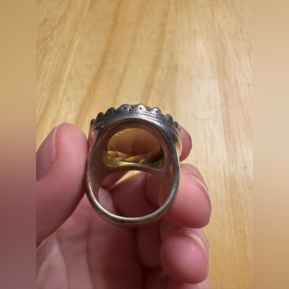 Vintage Silver Statement Ring - image 3